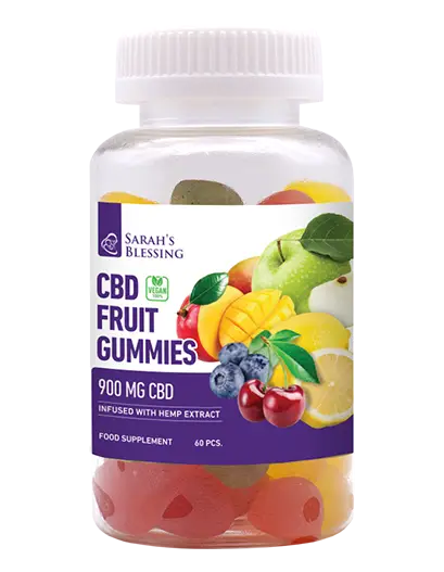 Żelki owocowe CBD 900 mg