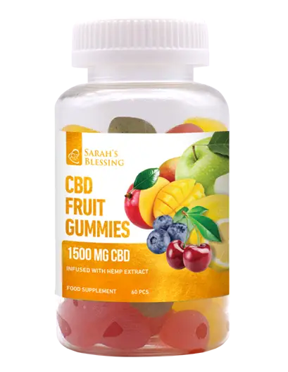 Mocne żelki owocowe CBD 1500 mg